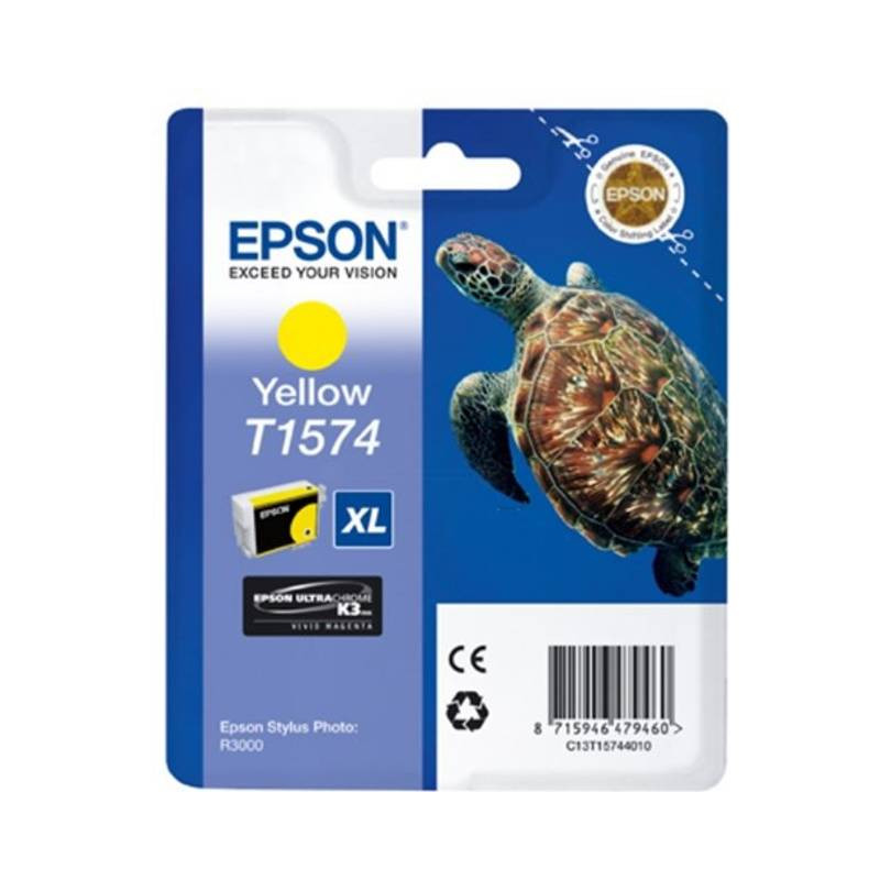 Epson T1574 original Gul blækpatron bulk