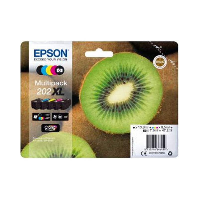 Epson 202XL original MultiPack blækpatroner