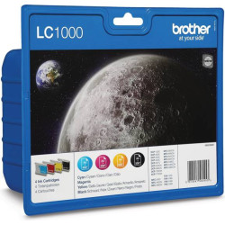 Brother LC 1000 multipack blækpatron CMYK (LC1000VALBP) original