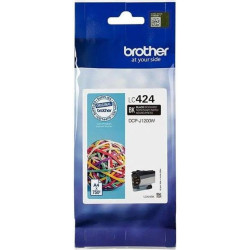 Brother -424BK blækpatron lys cyan (LC424BK) original
