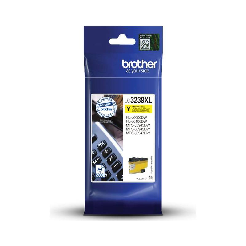 Brother LC 3239XLY original Gul blækpatron Brother LC 3239XLY original Gul blækpatron