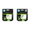 HP 301XL Sort og 301XL 3 Farve originale MultiPack blækpatroner OD