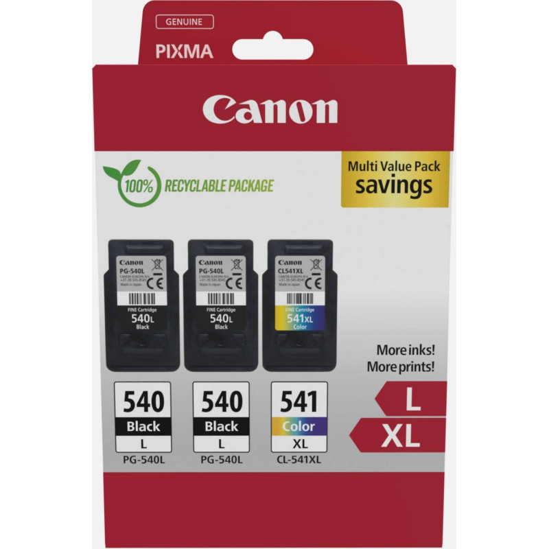 Canon 540XL/541XL multipack blækpatron (PG-540L) original
