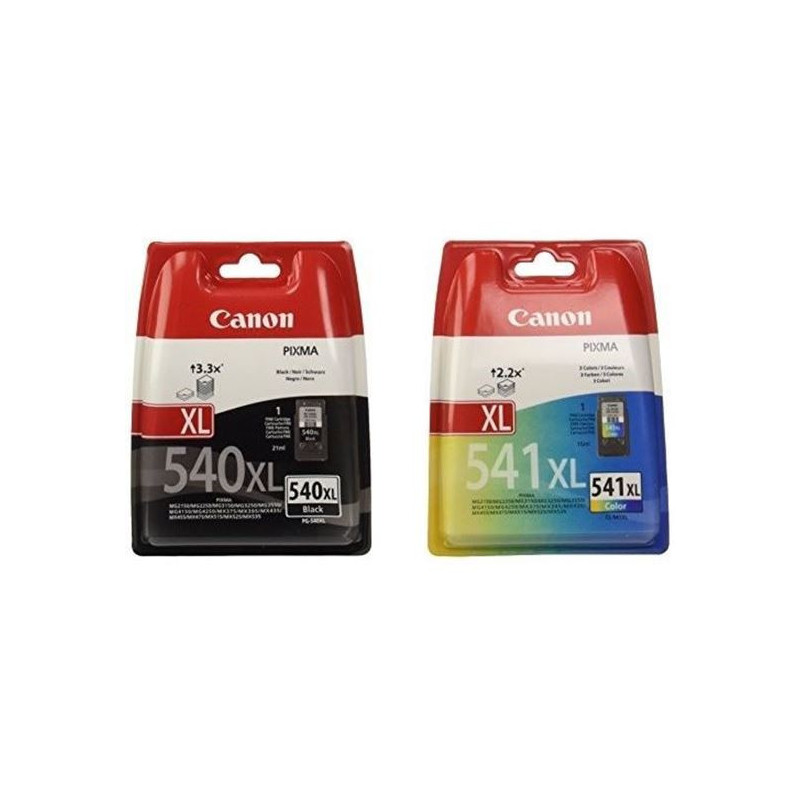 Canon 540XL/541XL multipack blækpatron sort + CMY original