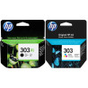 HP 303XL Sort og HP 303 3 farvet originale MultiPack blækpatroner OD