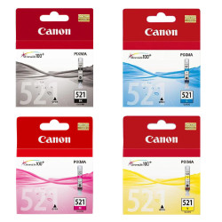 Canon CLI 521  original C/M/Y/BK MultiPack 2934B010 bulk