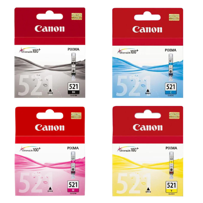 Canon CLI 521  original C/M/Y/BK MultiPack