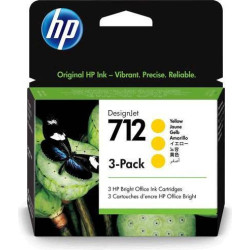 HP 712 29-ml original Gul 3-Pack OD
