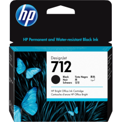 HP 712 80-ml original Sort blækpatron OD