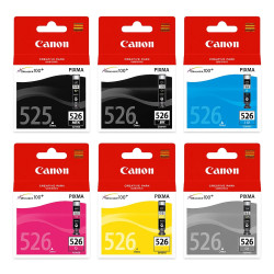 Canon PGI 525 PGBK/CLI 526 BK/C/M/Y/GY originale Blækpatroner