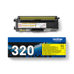 Brother TN 320Y original Gul toner