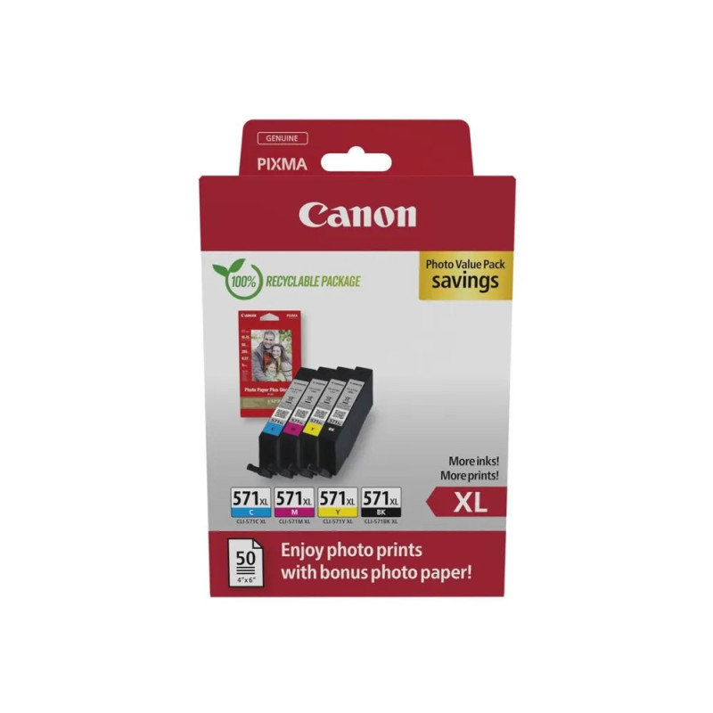Canon CLI 571XL Photo Multipack blækpatroner