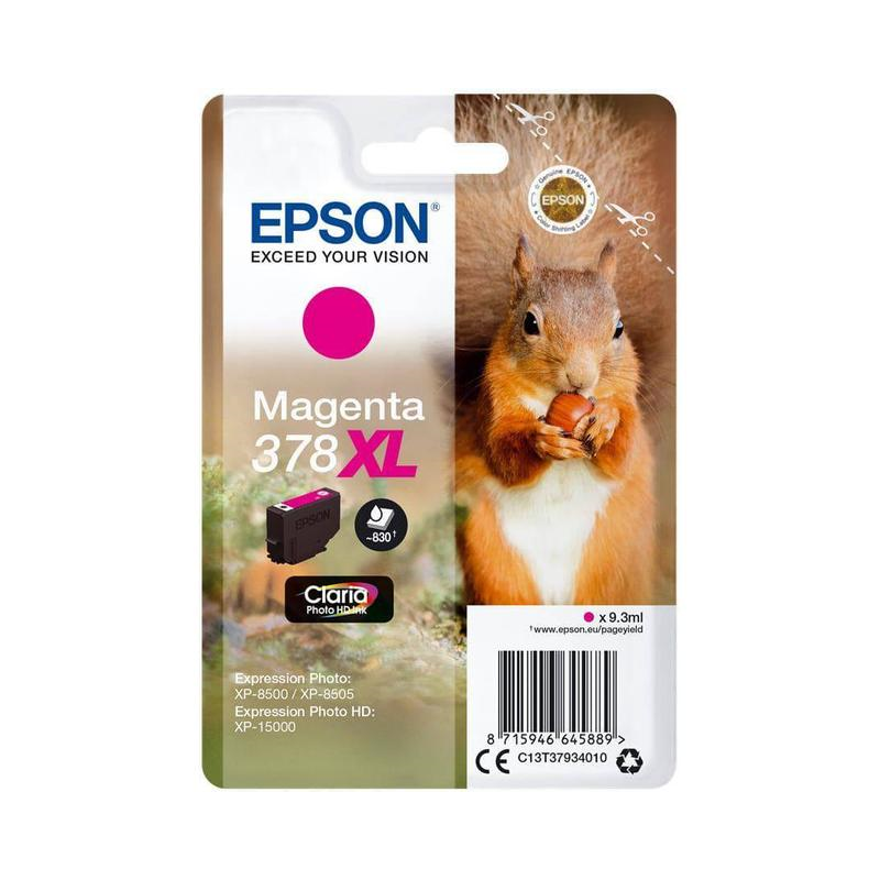 Epson 378XL blækpatron magenta (T3793) original bulk