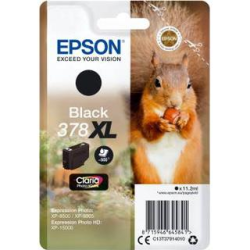 Epson 378XL blækpatron sort (T3791) original bulk