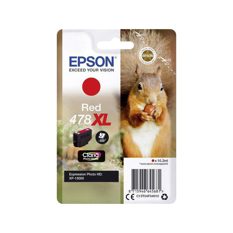 Epson 478XL original Rød blækpatron