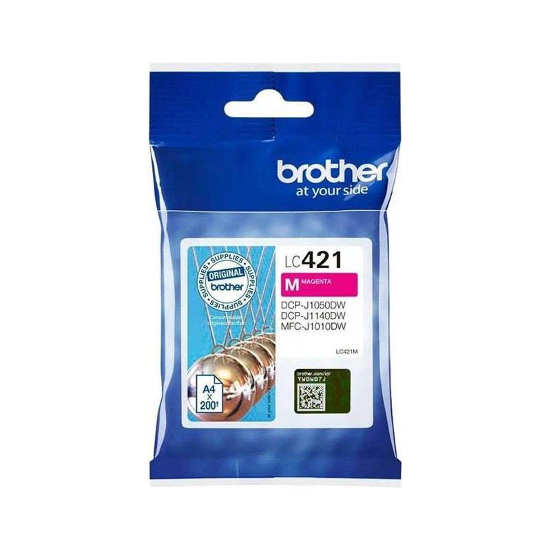 Brother LC 421M original Magenta blækpatron