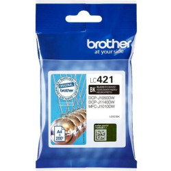 Brother LC 421BK original Sort blækpatron