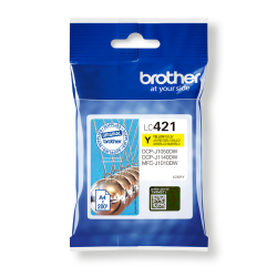 Brother LC-421Y blækpatron gul (LC421Y) original billig pris | Multitech