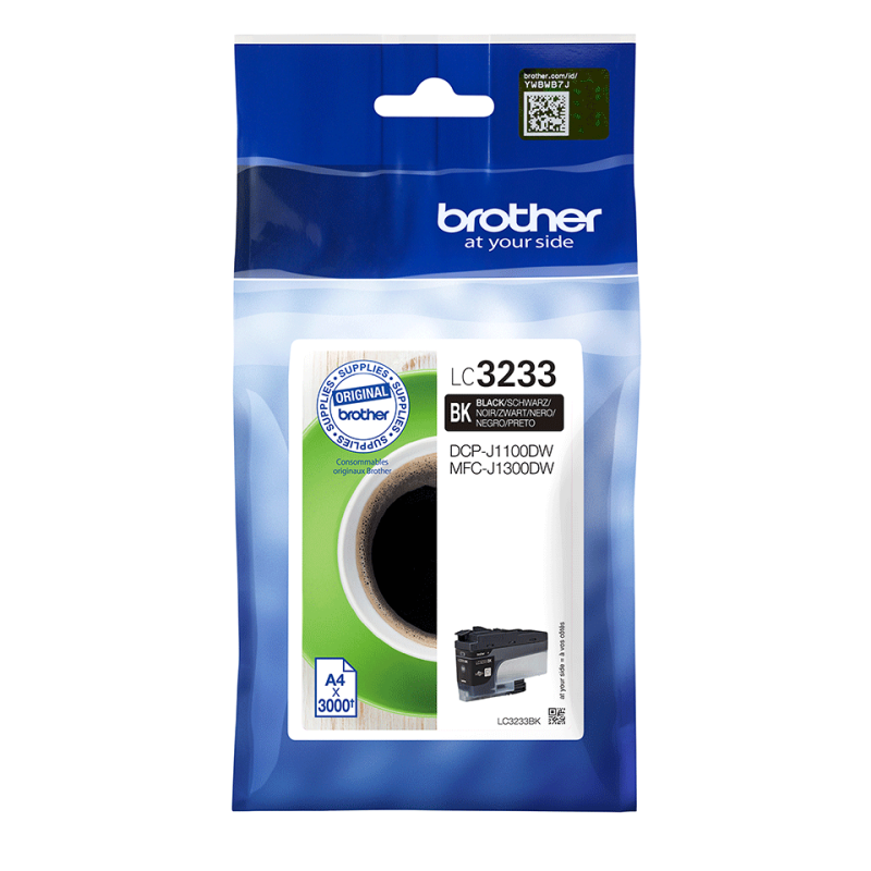 Brother LC-3233BK blækpatron sort (LC3233BK) original billig pris | Multitech