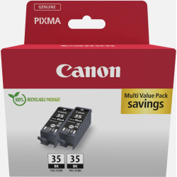 Canon PGI 35 original twinpack sorte blækpatroner.