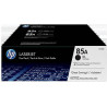 HP 85A origina 2-pack Sorte tonere CE285AD