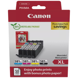 Canon CLI 581XL FotoValuepack blækpatroner 2052C006