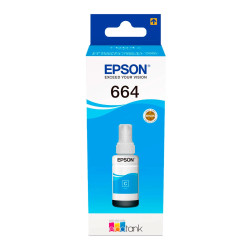 Epson 664 blækpatron cyan (C13T664240) original