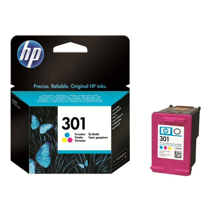 HP 652 original Sort blækpatron  F6V25AE OD