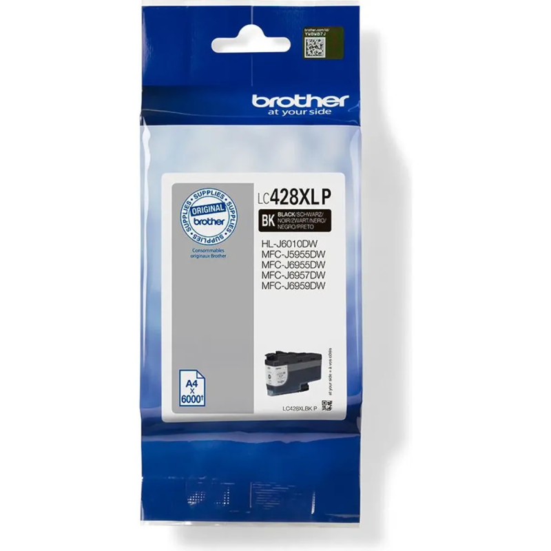 Brother LC 428XLBKP blækpatron sort (LC428XLBKP) original