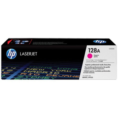 Original HP 128A LaserJet-tonerpatron, magenta (CE323A)