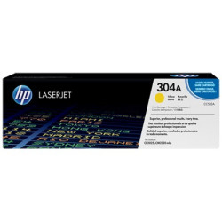 Original HP 304A LaserJet-tonerpatron, gul (CC532A)