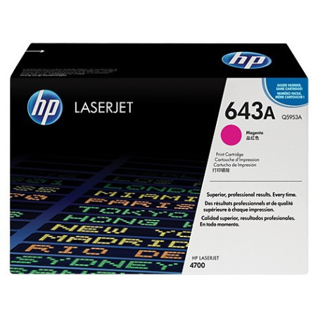 Original HP 643A LaserJet-tonerpatron, magenta (Q5953A)