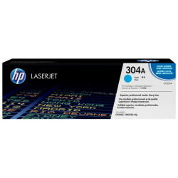 Original HP 304A LaserJet-tonerpatron, cyan (CC531A)