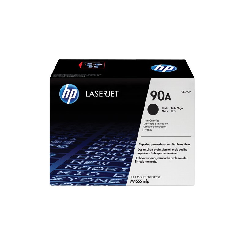 Original HP 90A toner, sort (CE390A)