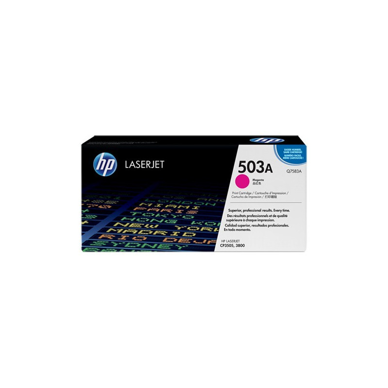 Original HP 503A LaserJet-tonerpatron, magenta (Q7583A)