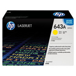 Original HP 643A LaserJet-tonerpatron, gul (Q5952A)