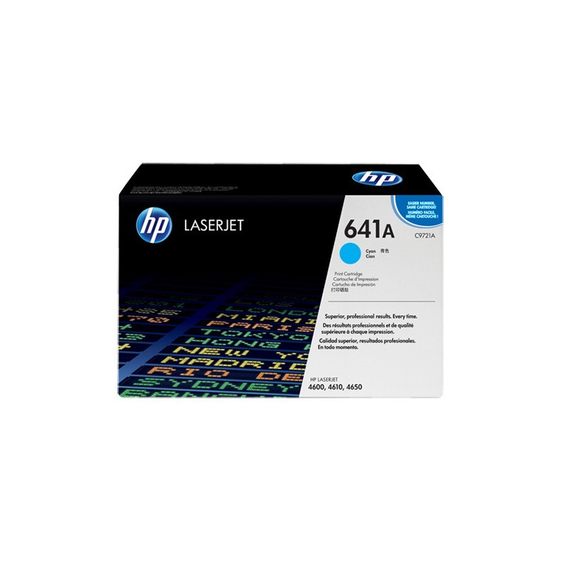 HP 641A Original LaserJet-tonerpatron (cyan) (C9721A)