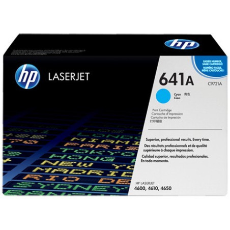 HP 641A Original LaserJet-tonerpatron (cyan) (C9721A)