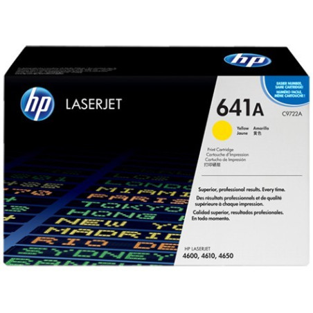 Original HP 641A LaserJet-tonerpatron, gul (C9722A)